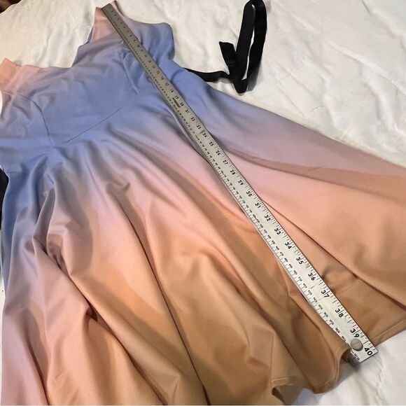 Sucrefas Purple Ombre V-Neck Sheath Dress Women's XL - Picture 10 of 12